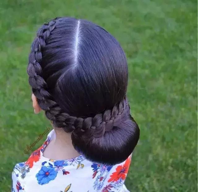 编发 72款好看的儿童编发,有闺女了就要给她编这样的发型,宝妈快收藏