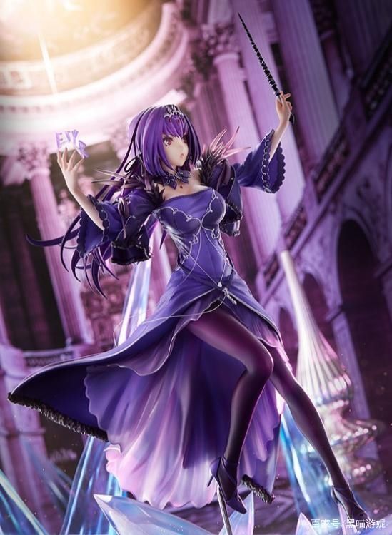 老太婆|fgo斯卡蒂手办追加官图 玩家:虽然是过气紫色老太婆 但依旧要氪