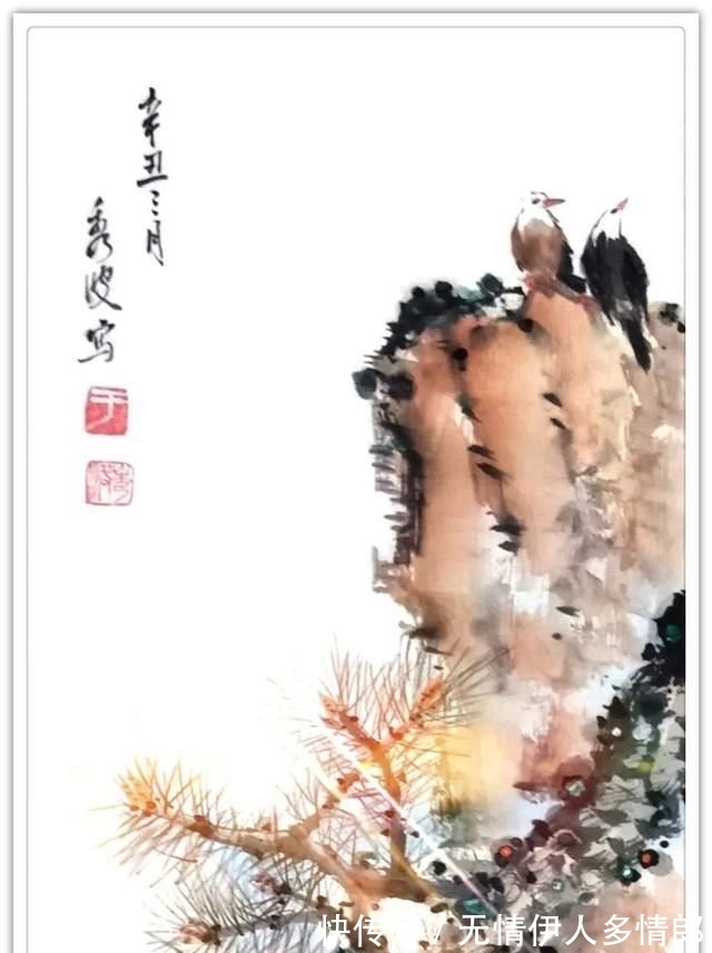 写意花鸟画@于秀波大写意国画 意境深邃 气韵灵动