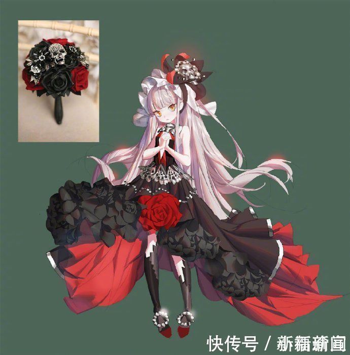 项链|发卡、耳环也能变美少女？这位画师脑洞太大，什么都能拟人化