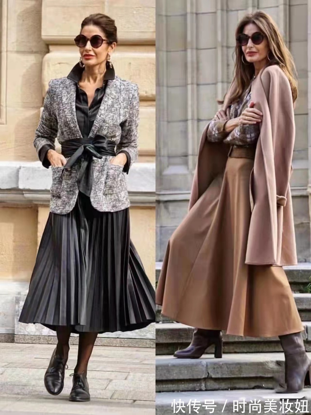 高跟鞋|这才是“无龄感”穿搭,从30岁到60岁都可以,简洁又高级