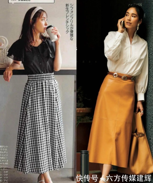 单品|“衬衫+半身裙”,入秋这么穿,优雅又洋气,助你遇见更美的自己