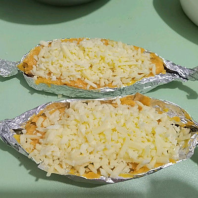 锡纸|椰香芝士焗红薯