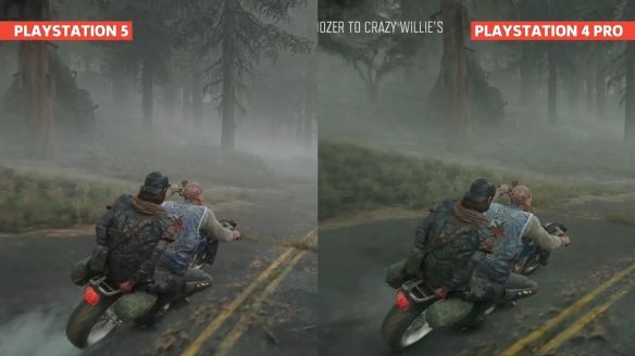 PS5|《往日不再》PS4 Pro/PS5对比 画面更流畅，提升明显