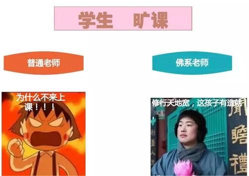 佛系老师VS普通老师，4张图完美诠释差距，学生看后直呼“真实”