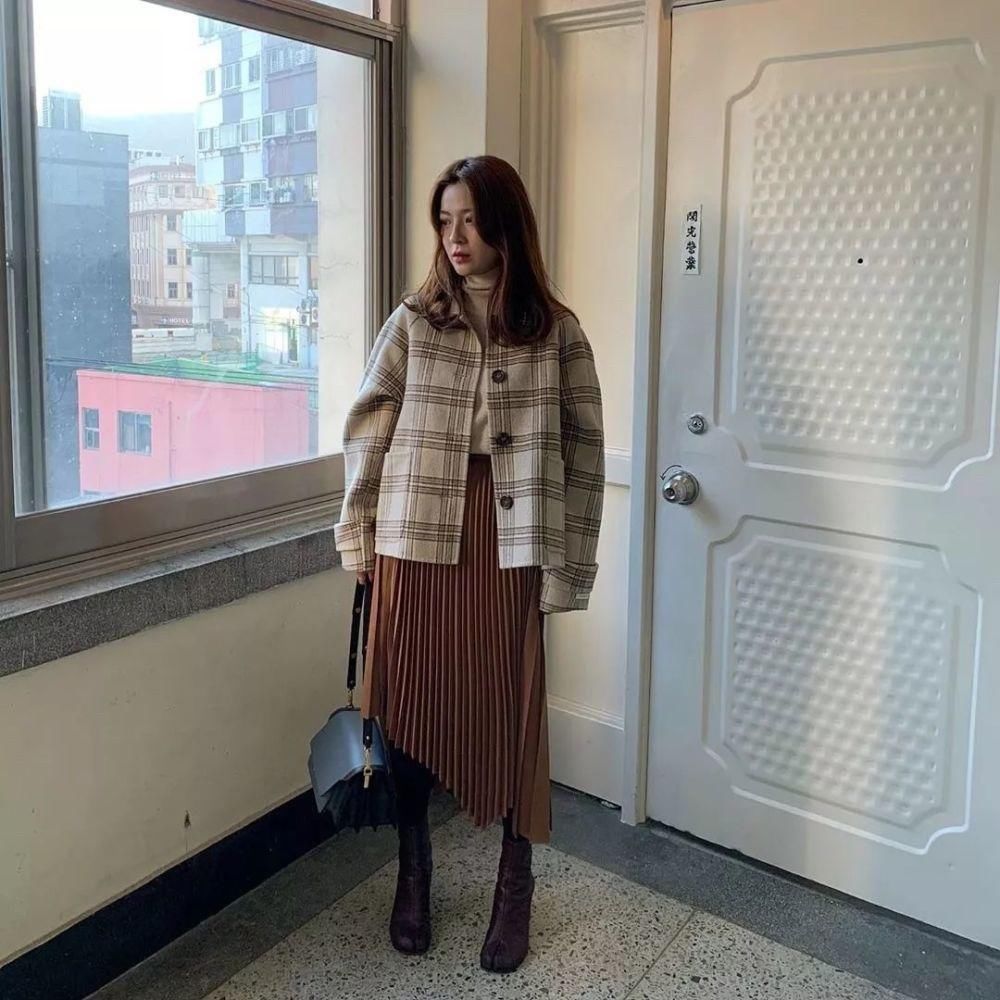  小黑|今冬正流行,奶奶裤 + 短靴，小黑裤 + 长靴!