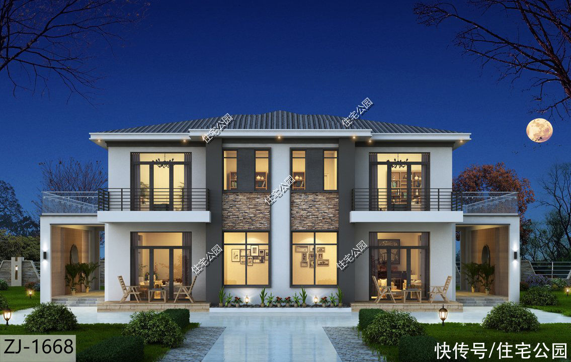 建筑面积|下半年建房就选这10套二层吧，颜值一套比一套高，30来万就能盖