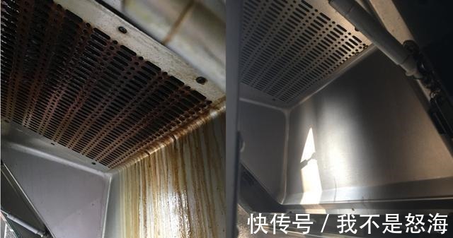 油烟机油污又厚又黏别只知道小苏打,教你3招,一喷一擦就搞定!