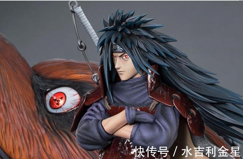 九尾斑|火影价值上万的九尾斑手办,斑爷在九尾面前像个陪衬