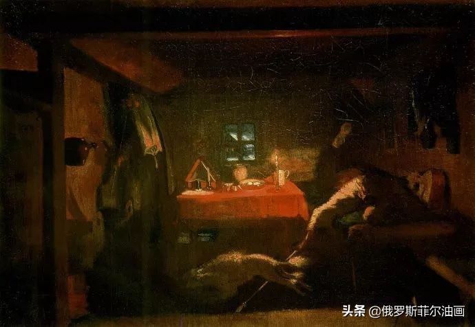 贵族的早餐$19世纪俄罗斯批判现实主义画家费多托夫,他的油画作品令人深思