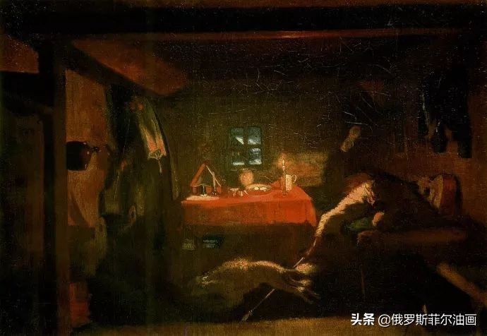 贵族的早餐$19世纪俄罗斯批判现实主义画家费多托夫，他的油画作品令人深思