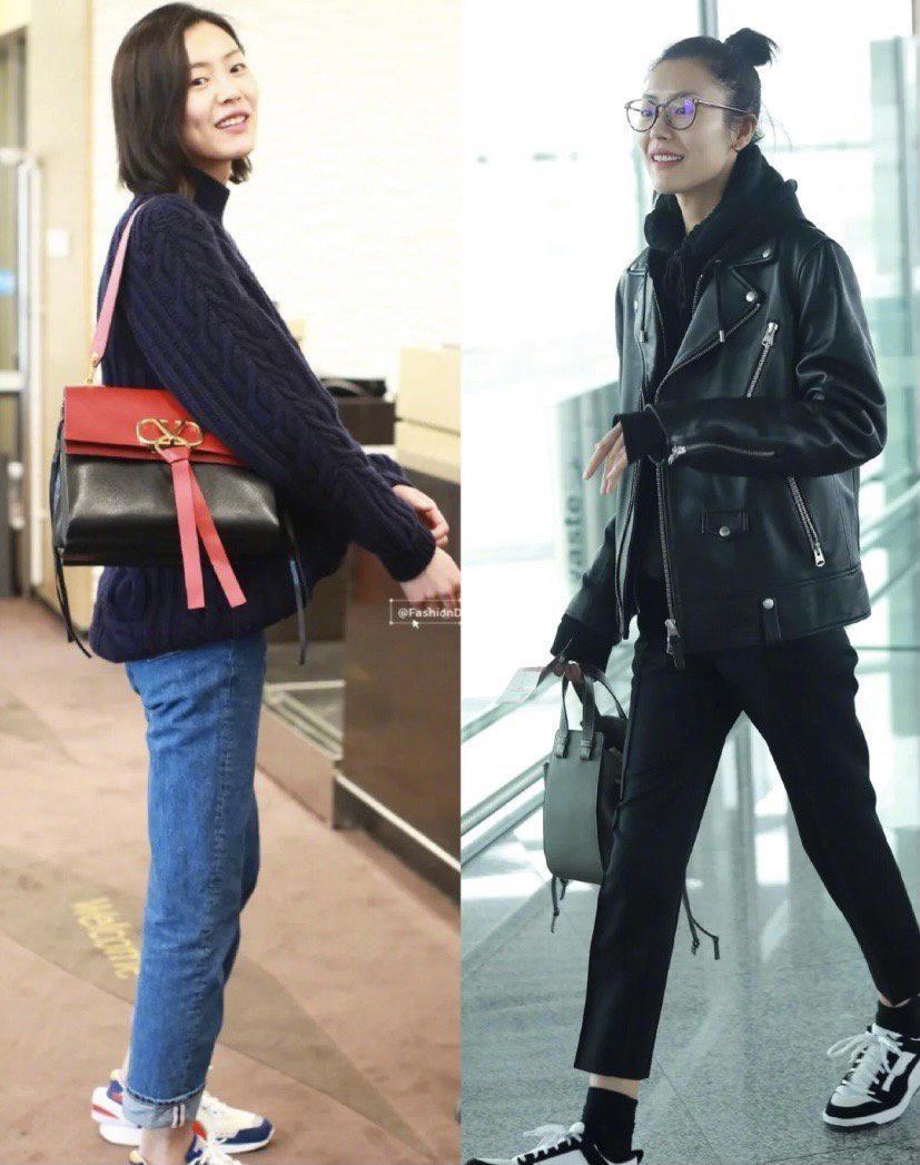 大表姐刘雯近日秋冬街拍私服, 穿搭时尚超有品味, 超模表现力瞩目