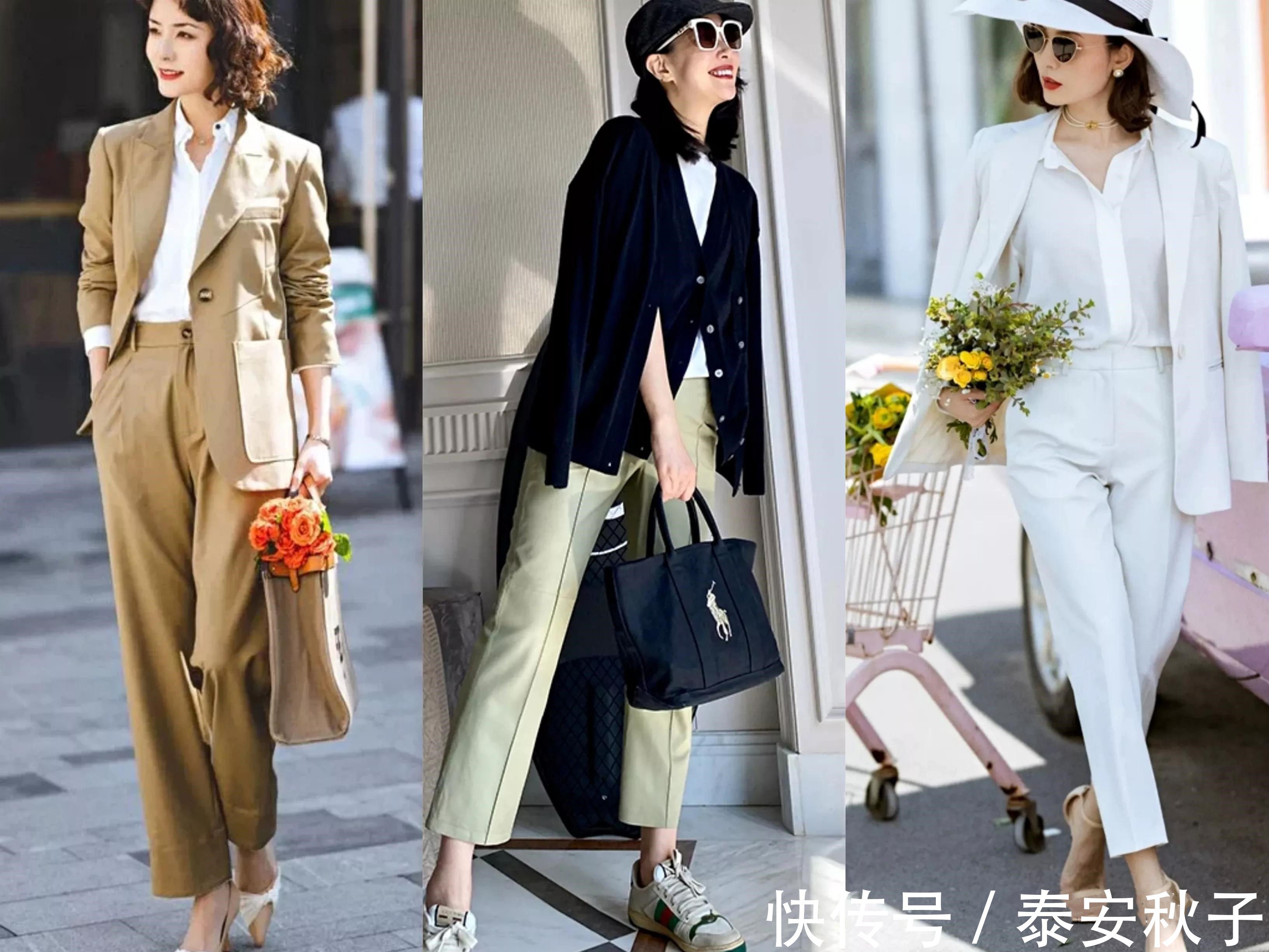赫本|70后女人真会打扮!立秋之后这样穿:优雅减龄美极了!