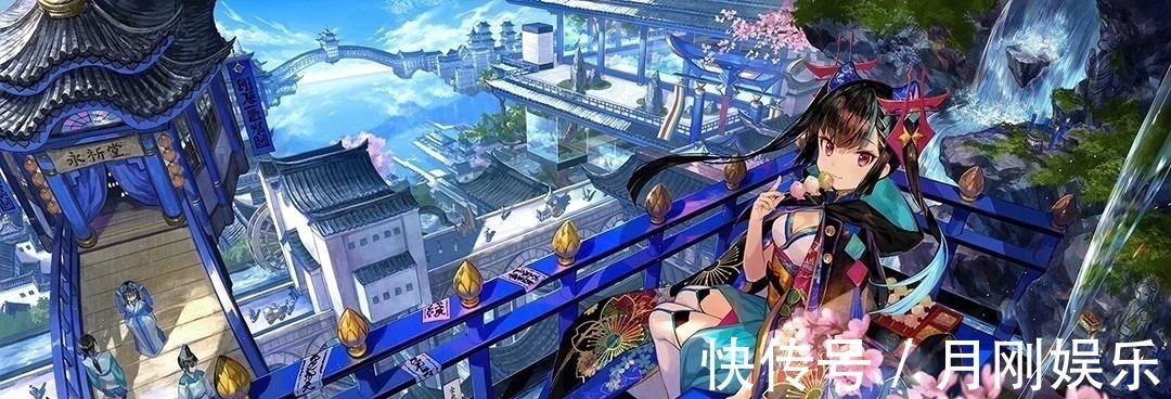 插画$充满幻想世界的插画,用色绚烂绮丽,光影特效很赞