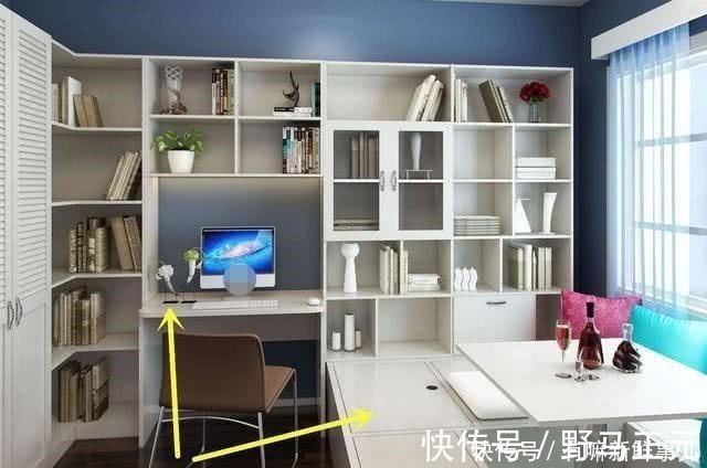 柜子|头一次见有人家把书房这样装,太聪明了,看完我想回家拆柜子了!