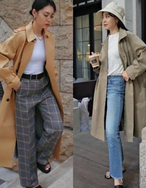 卡其色 女人不管多大，都要有一件“风衣”，百搭保暖，还很时尚