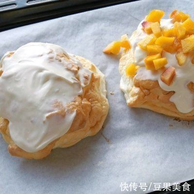 老妈|老妈做的黄桃奶油舒芙蕾，怎么吃都不腻