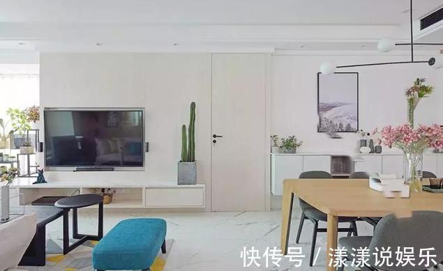 阳光|105㎡日式现代空间色调搭配很巧妙，通透质感阳光满满