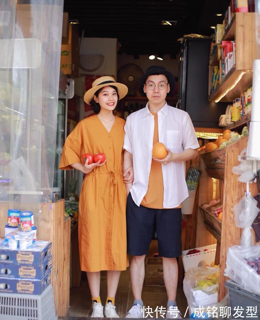 众不同感|情侣装怎么穿出与众不同感？10组小清新情侣搭配，简约时尚有新意