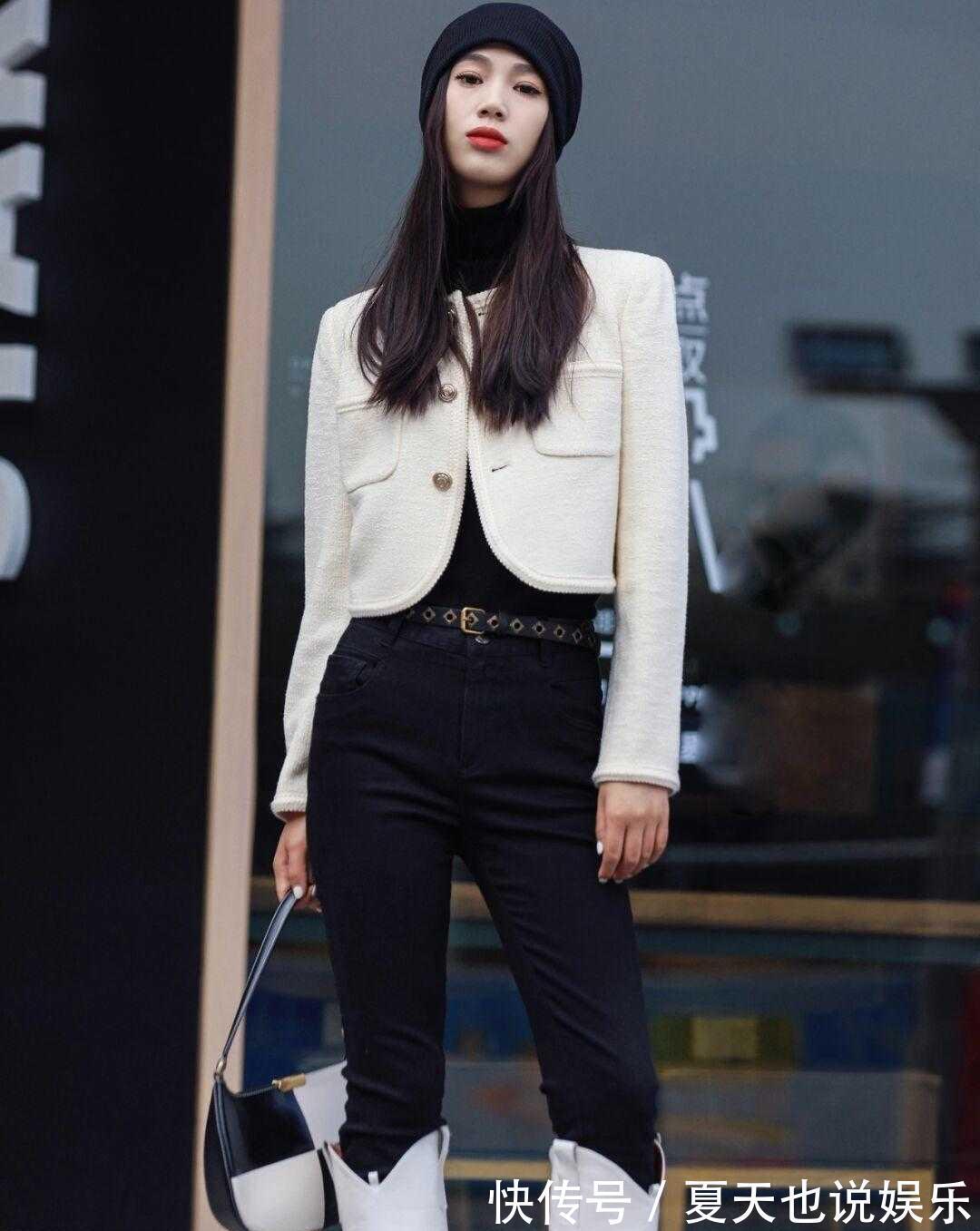 非主流 紧身牛仔裤可不是什么非主流单品，冬天穿它出门，遮肉显瘦又显高