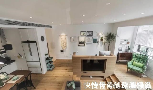 户型|60㎡小户型,地台抬高50公分后收纳能力绝了,整体效果极佳!