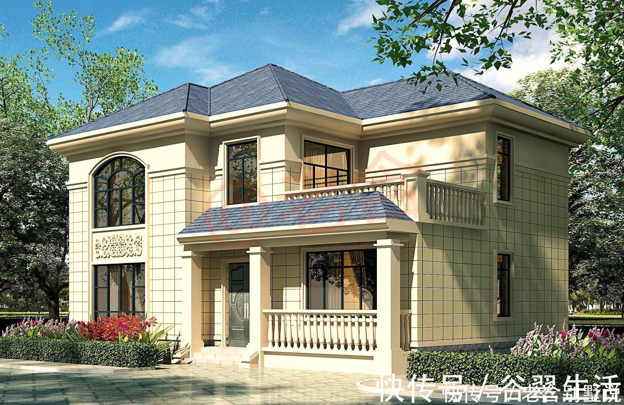 柴火|总算找到20万就能盖的农村二层别墅，选了2套，哪套更适合农村盖