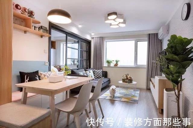 二居室|77平欧风二居室,一个紧凑实用而又高颜值的家