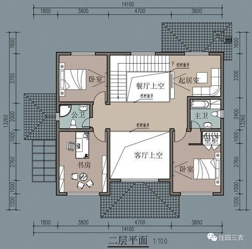 建房子|想在老家建个好房,又没时间常住,这种美观大气的现代风二层别墅,挺实用