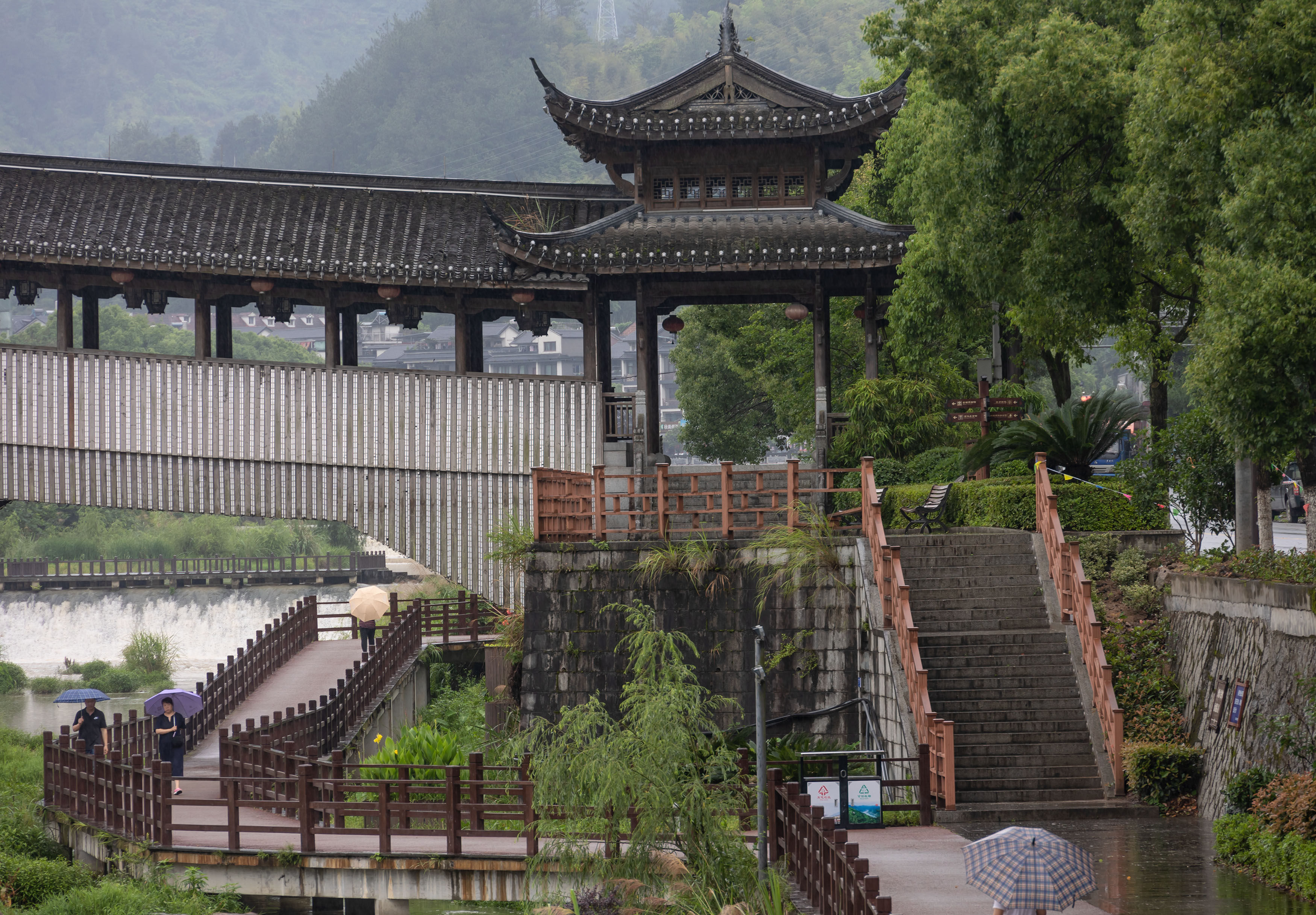 |景宁：畲乡雨景美如画|组图| 畲乡雨景美