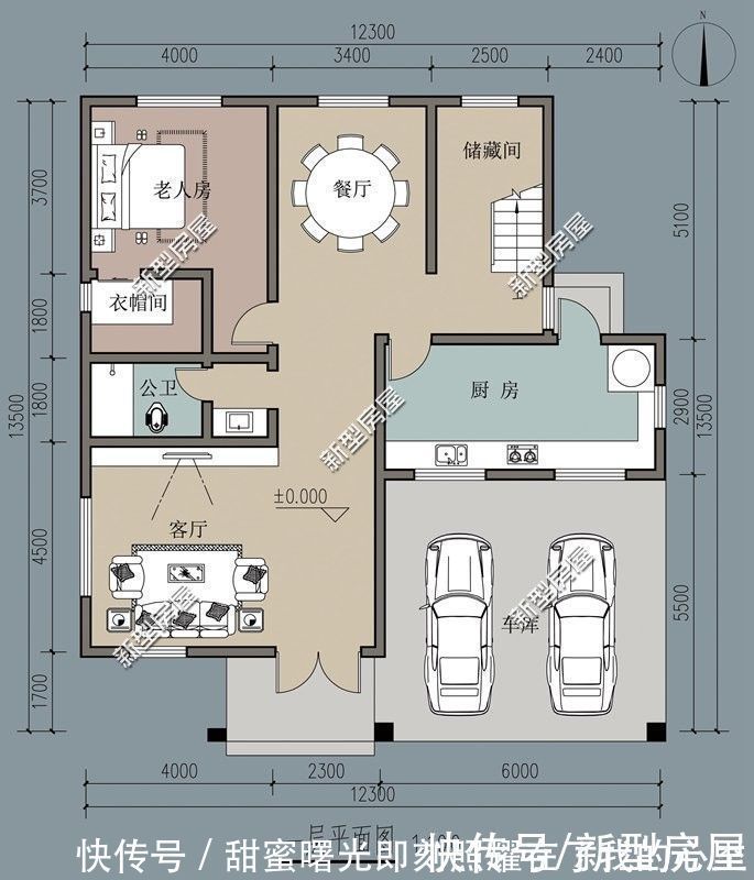 占地面积|30万的存款,能在农村建什么样的房子?这8套图纸看看你喜欢哪套
