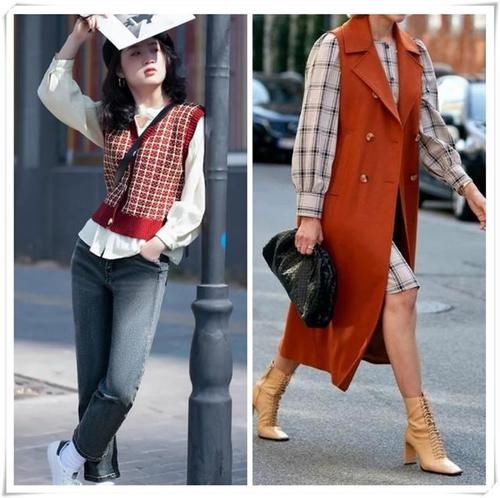 学习春季的高级叠穿法，一件马甲就够了，百搭实用