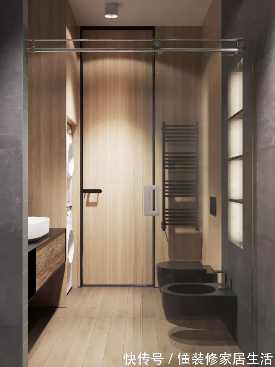 玄关|别再盯着北欧风啦，看看人家66㎡小户型轻奢风，豪宅也被秒成渣