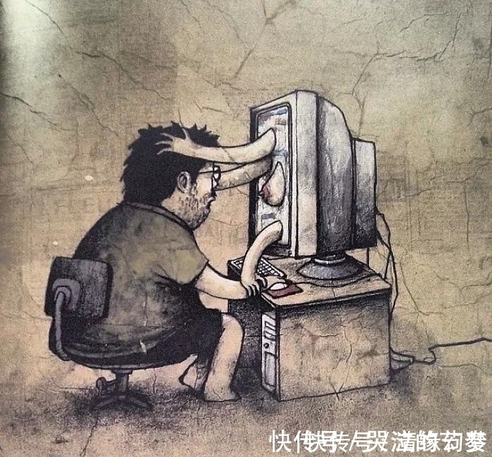 插画&这组内涵插画,刚看第一张笑喷了,看到第三张我就泪奔了