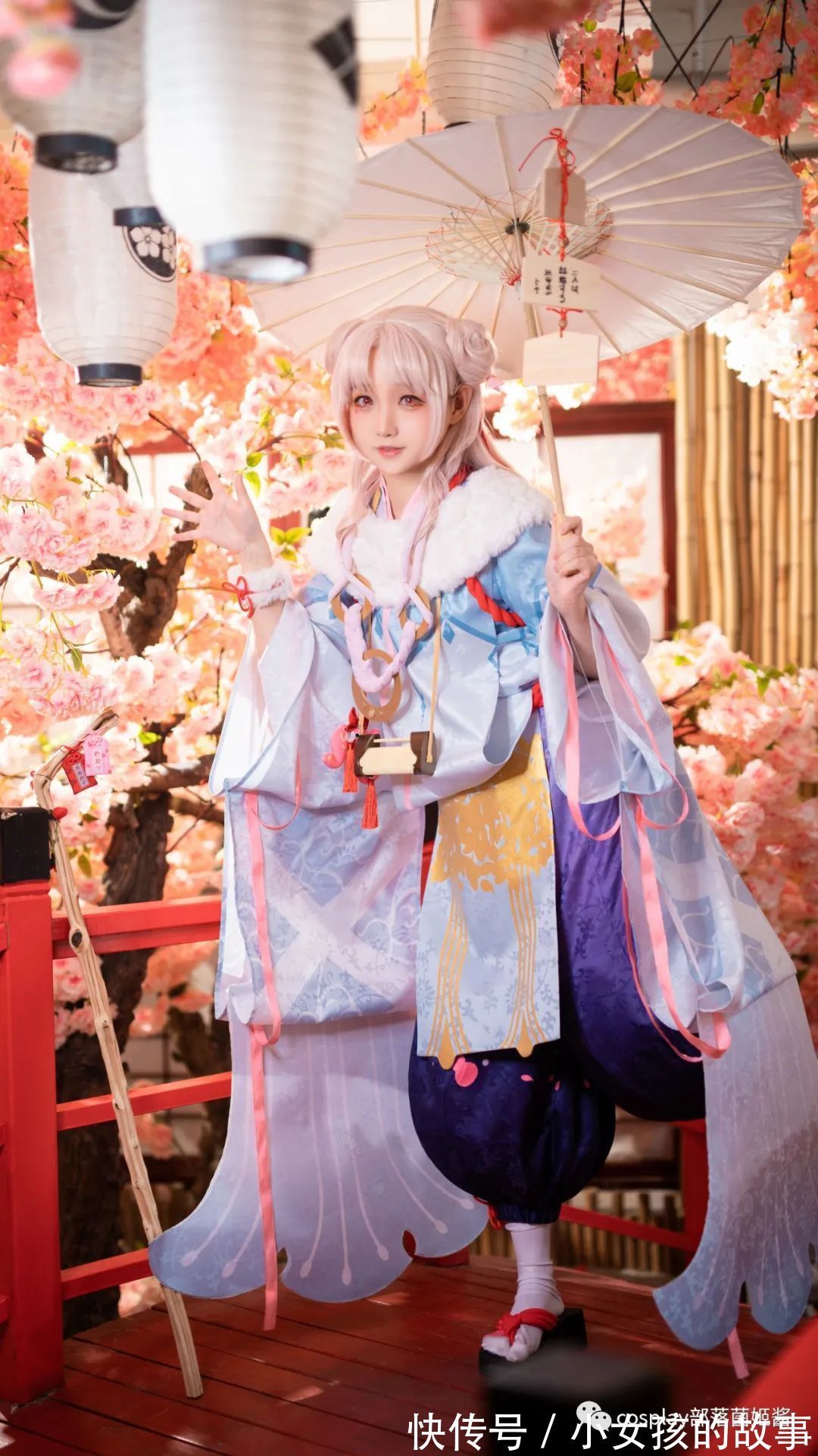 阴阳师|cos:阴阳师缘结神稚雪缱绻cos正片@鹤祈