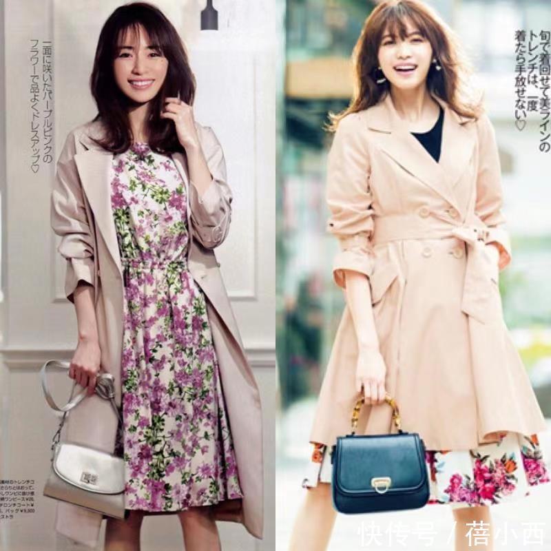 阔腿裤|作为一个高质量的女人,秋天衣橱少不了“风衣”,学这样穿更优雅