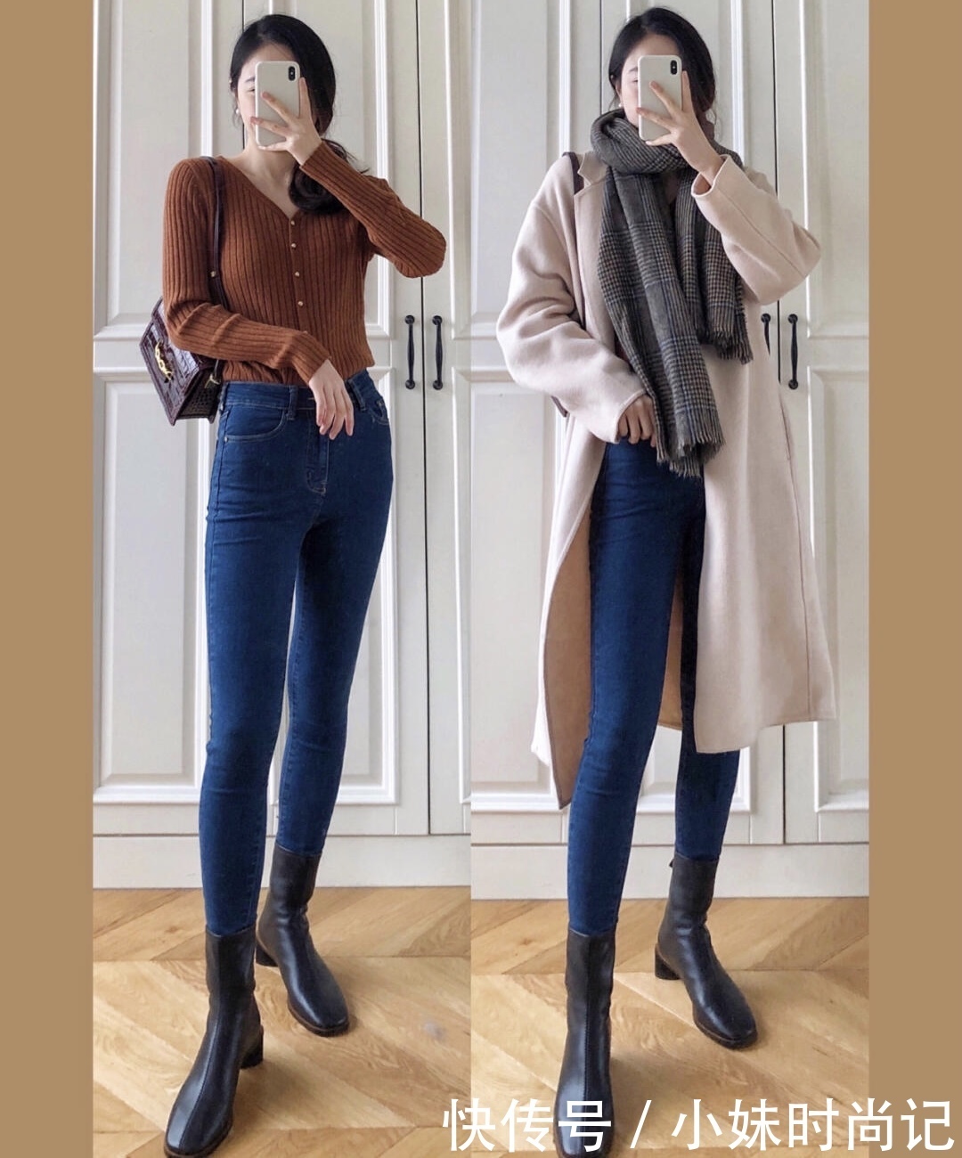 极简风大衣如何穿出贵气品质感?内搭配色要柔和,避免花里胡哨