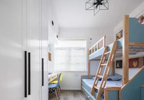 空间|孩子喜欢的双层高低床，不仅童趣满满，还是节省空间的能手！