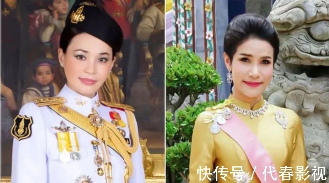 诗妮娜$王室发布最新的御画像,显示泰王与王后非常般配,苏提达暗自窃喜