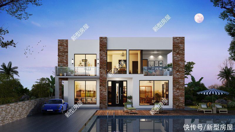 邻居|农村盖房高度不能超10米,这样建邻居都点赞,第6套只需20万