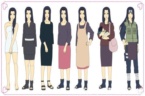 木叶妈妈|火影忍者:木叶妈妈的颜值变化,雏田妈妈越看越美,她一直是大妈