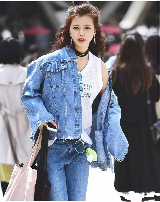 牛仔裤|韩国街头穿搭盘点 三大主流演绎简约时髦风