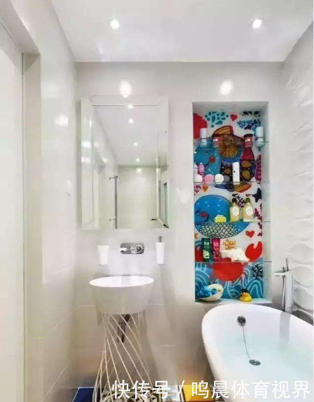 卫生间|头一回见卫生间这么装,漂亮又省钱!买了房我也这么设计