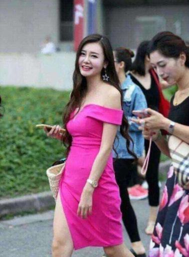 包臀裙|丰盈美女高开衩包臀裙,逆天大长腿尽现,妖娆又妩媚太会穿