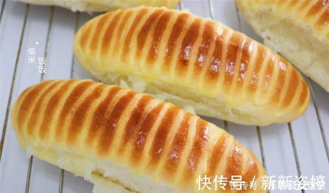 低筋面粉|别给孩子买面包了，自己在家做，一次发酵，做法简单，香软好吃
