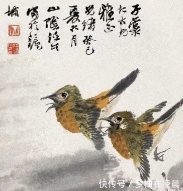 笔法&任伯年笔下的小写意鸟儿