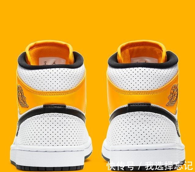 laser orange 超高辨识度!白橙Air Jordan 1 Mid首度释出!