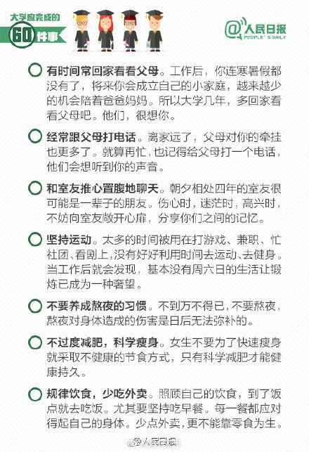 如果能重返大一你会做什么 ?