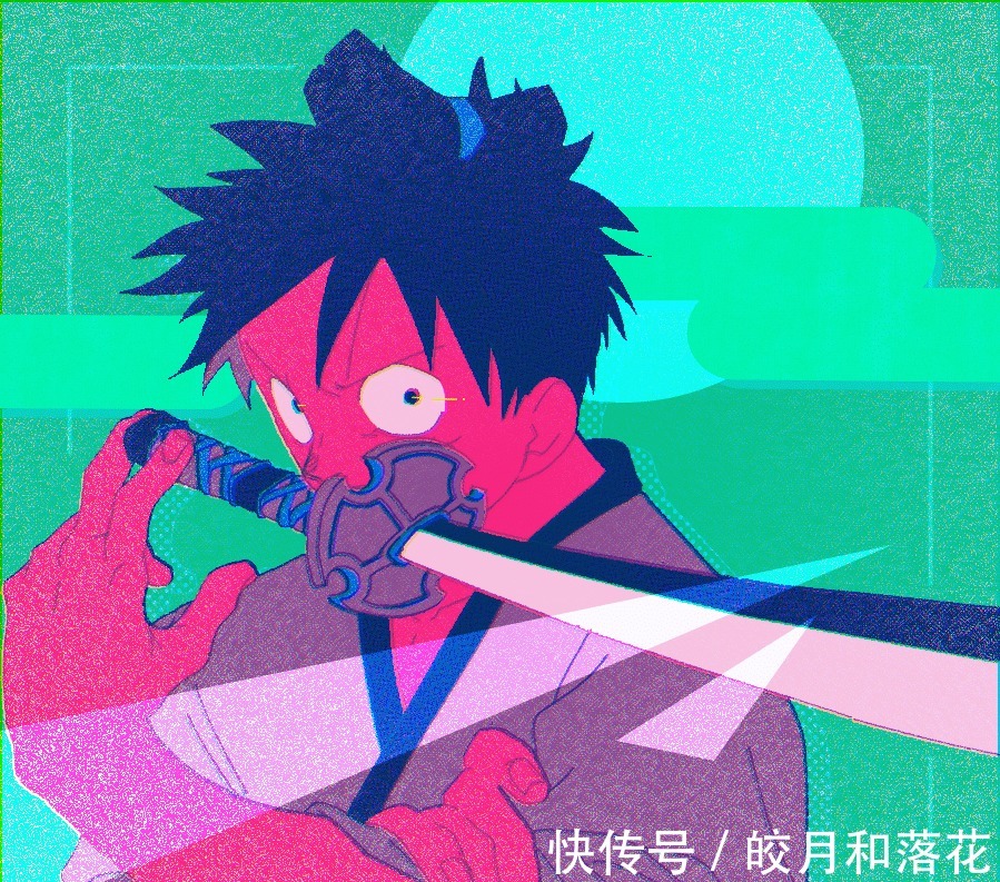 幽灵|海贼王超有意境的路飞头像分享,五皇变身成为丛林里的幽灵王子