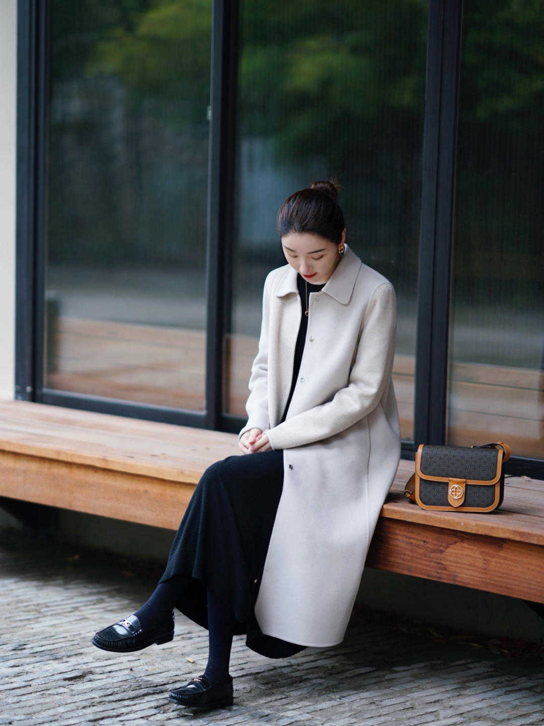 半领 秋季来一件这样大气的大衣,何愁这个秋季无大衣