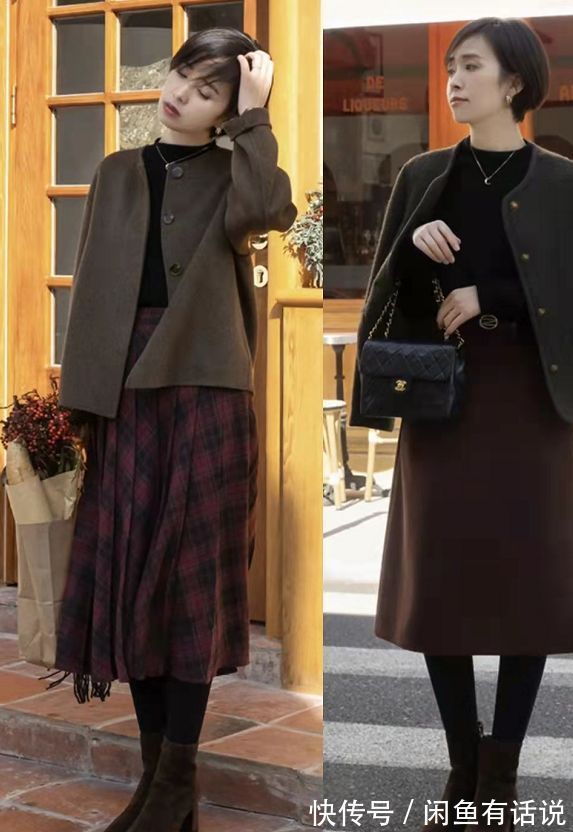 外套|中年女人穿短外套,下装和鞋子决定气质,几个搭配小技巧记得收藏